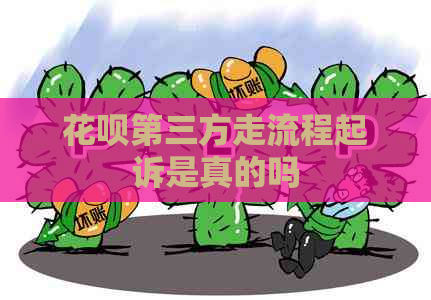 花呗第三方走流程起诉是真的吗