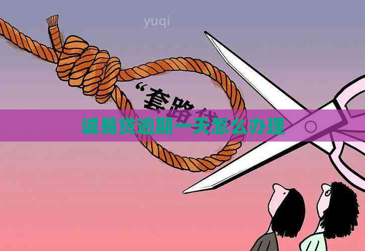 诚易贷逾期一天怎么办理