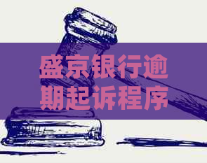 盛京银行逾期起诉程序详解