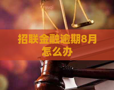 招联金融逾期8月怎么办