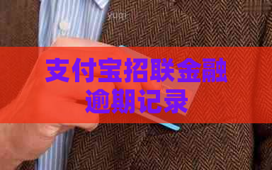 支付宝招联金融逾期记录