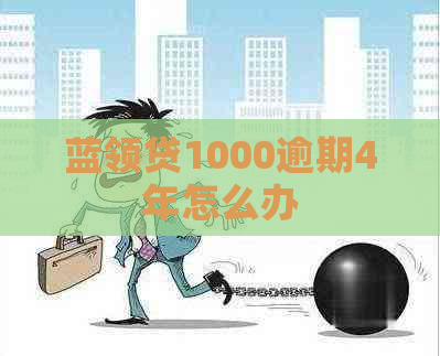 蓝领贷1000逾期4年怎么办