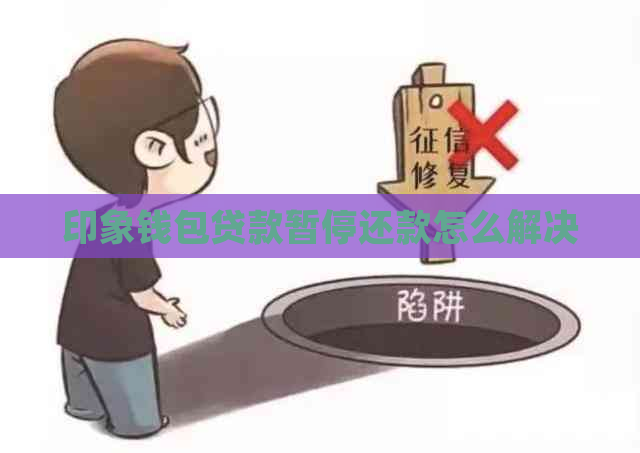 印象钱包贷款暂停还款怎么解决