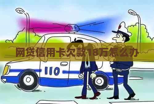 网贷信用卡欠款18万怎么办