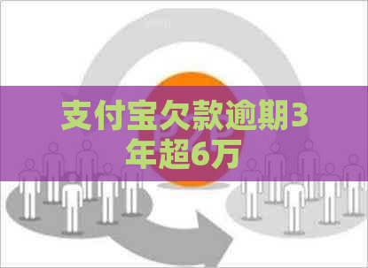 支付宝欠款逾期3年超6万