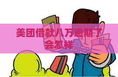 美团借款八万逾期了会怎样