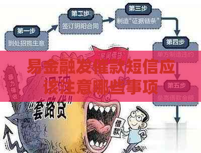 易金融发催款短信应该注意哪些事项