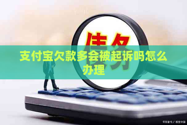 支付宝欠款多会被起诉吗怎么办理