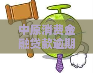 中原消费金融贷款逾期应该如何处理