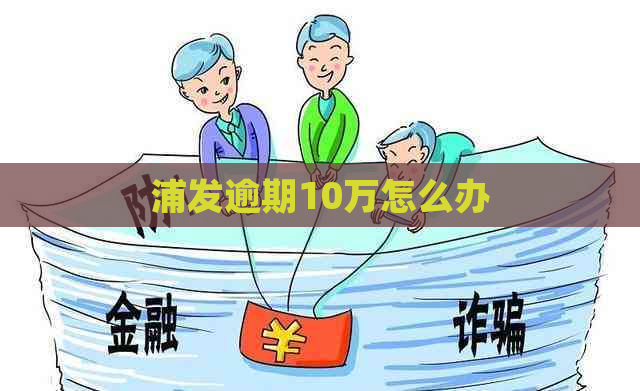 浦发逾期10万怎么办