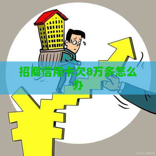 招商信用卡欠8万多怎么办