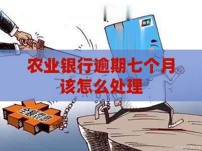 农业银行逾期七个月该怎么处理