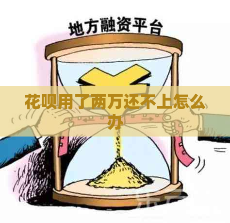 花呗用了两万还不上怎么办