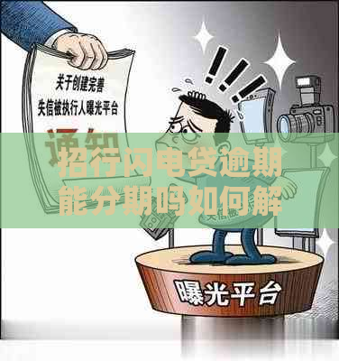 招行闪电贷逾期能分期吗如何解决