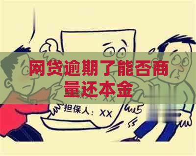 网贷逾期了能否商量还本金