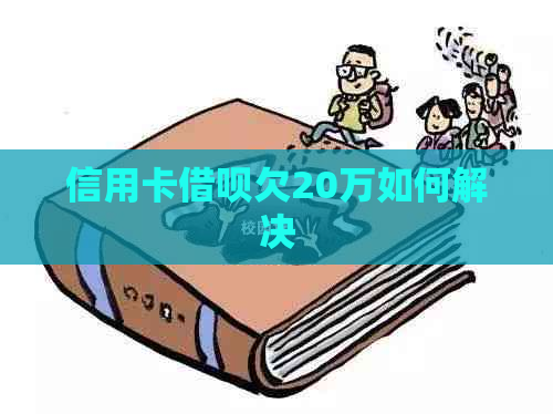 信用卡借呗欠20万如何解决