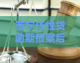 苏宁任性贷逾期报案后会发生什么