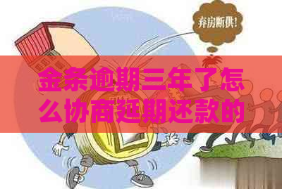 金条逾期三年了怎么协商延期还款的方法