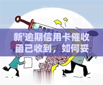 新'逾期信用卡函已收到，如何妥善处理？'