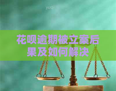 花呗逾期被立案后果及如何解决