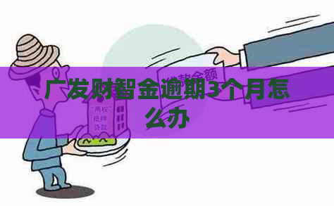 广发财智金逾期3个月怎么办