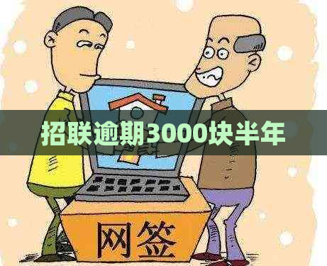 招联逾期3000块半年