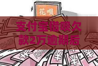 支付宝借呗欠款2万逾期后会发生什么