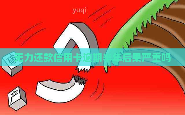 无力还款信用卡逾期半年后果严重吗