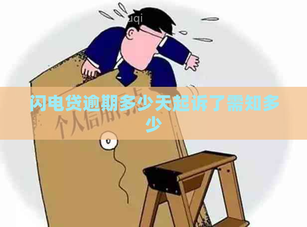 闪电贷逾期多少天起诉了需知多少