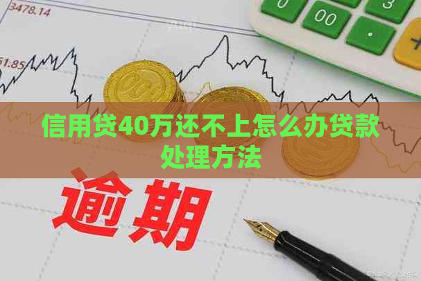 信用贷40万还不上怎么办贷款处理方法