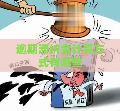 逾期滞纳金计算方式有哪些