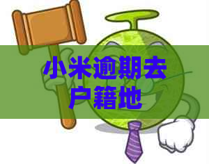 小米逾期去户籍地