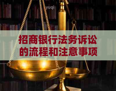 招商银行法务诉讼的流程和注意事项