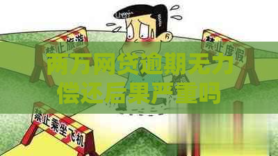 两万网贷逾期无力偿还后果严重吗