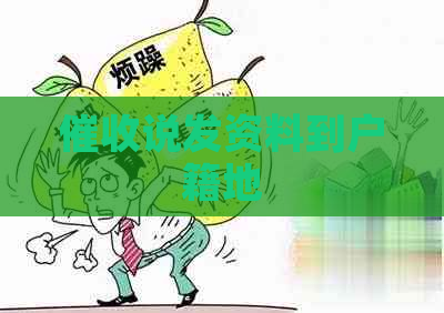 说发资料到户籍地