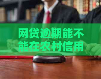 网贷逾期能不能在农村信用社贷款如何解决