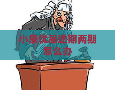 小象优品逾期两期怎么办