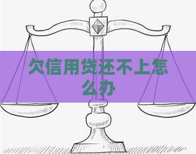 欠信用贷还不上怎么办