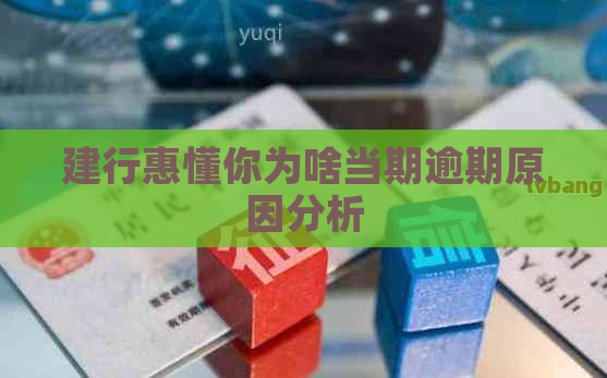 建行惠懂你为啥当期逾期原因分析