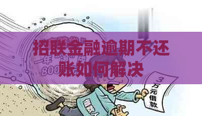 招联金融逾期不还账如何解决