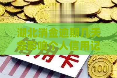 湖北消金逾期几天会影响个人信用记录