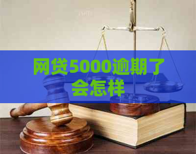 网贷5000逾期了会怎样