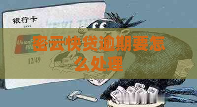 密云快贷逾期要怎么处理