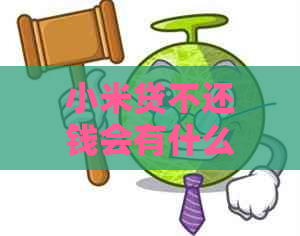 小米贷不还钱会有什么后果需要了解