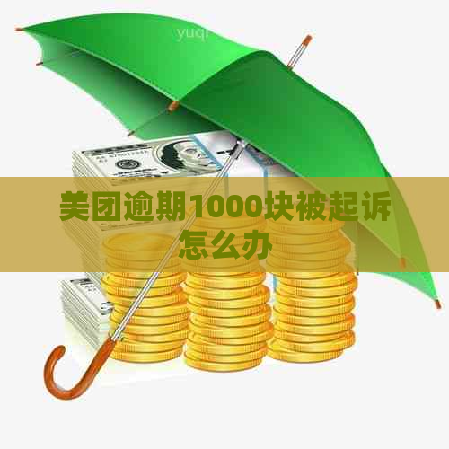 美团逾期1000块被起诉怎么办