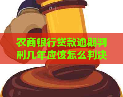 农商银行贷款逾期判刑几年应该怎么判决