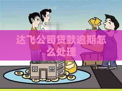 达飞公司贷款逾期怎么处理