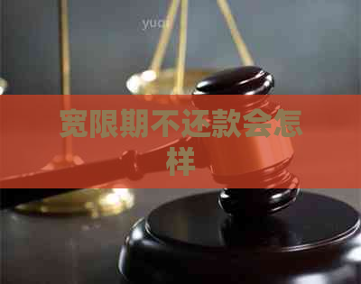 宽限期不还款会怎样