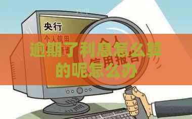 逾期了利息怎么算的呢怎么办