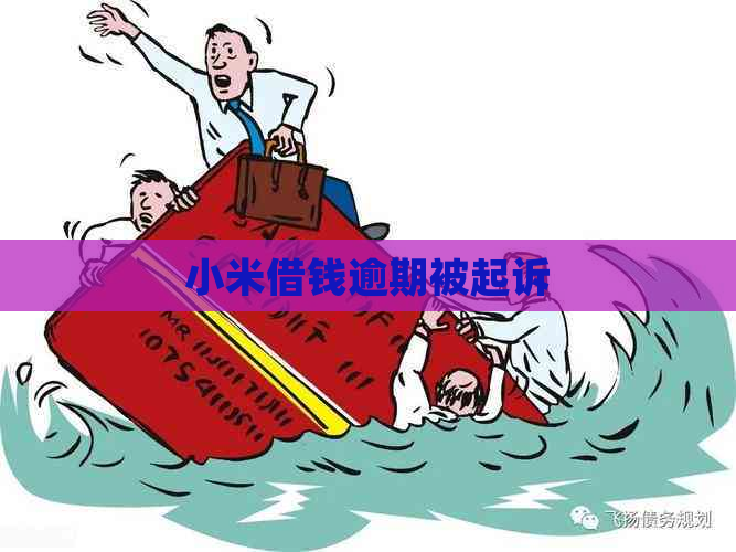 小米借钱逾期被起诉